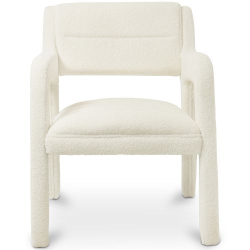 Cb2 white store dining chairs